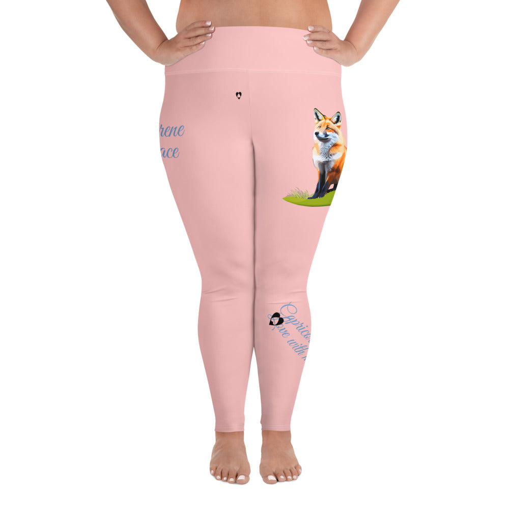 YOUR PINK CAPRICORN PLUS SIZE LEGGINGS NINAH 2