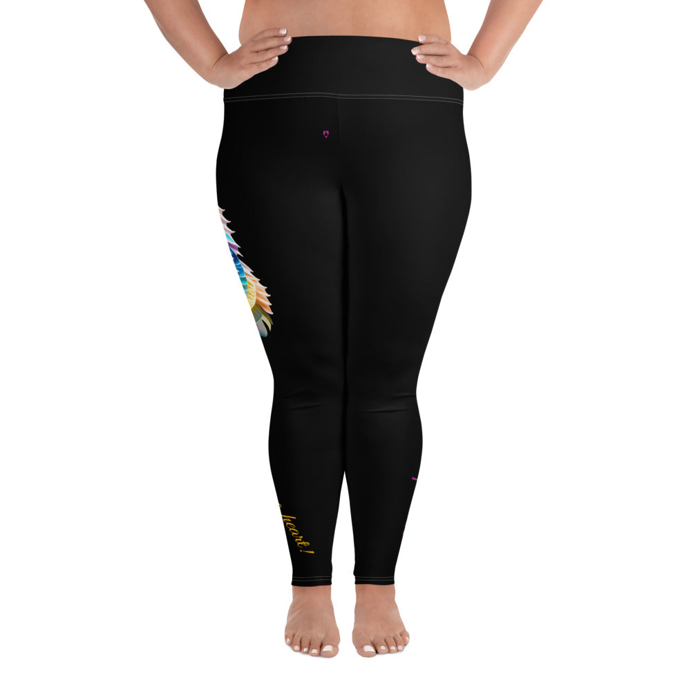 BLACK CAPRICORN PLUS SIZE LEGGINGS NINAH 4