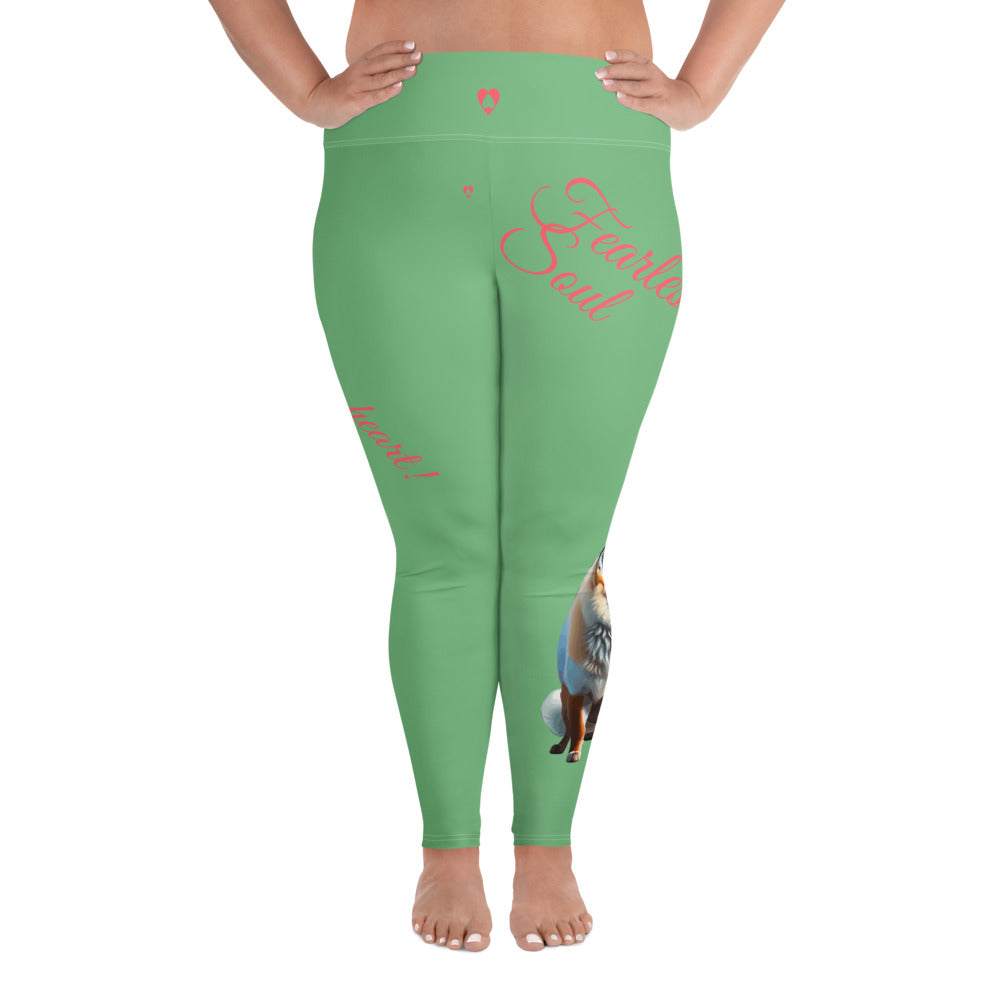 BAY LEAF LEO PLUS SIZE LEGGINGS NINAH 1