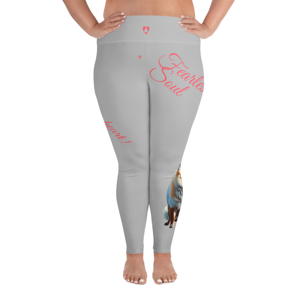 SILVER LEO PLUS SIZE LEGGINGS NINAH 1