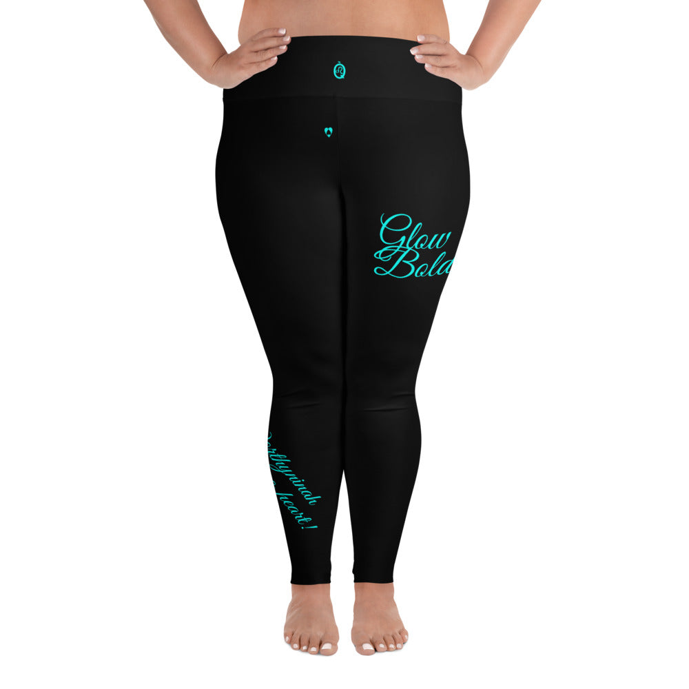 BLACK LEO PLUS SIZE LEGGINGS NINAH 4