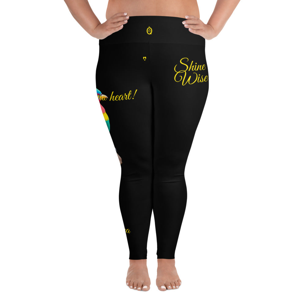 BLACK LIBRA PLUS SIZE LEGGINGS NINAH 2