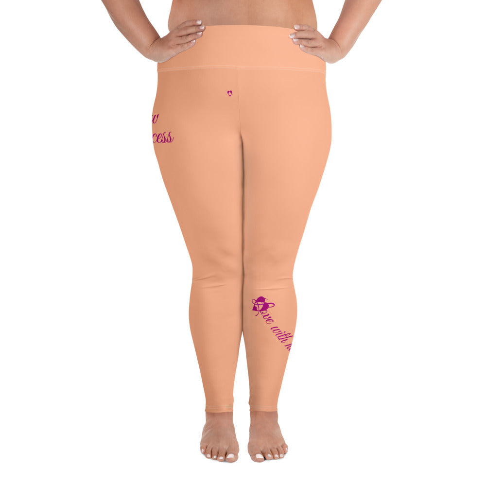 MANDYS PINK PISCES PLUS SIZE LEGGINGS NINAH 2