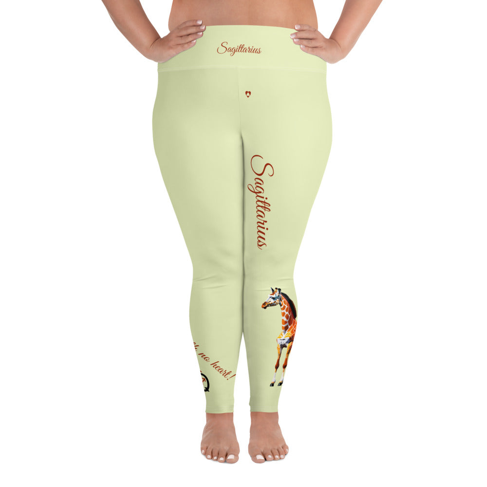 SNOW FLURRY SAGITTARIUS PLUS SIZE LEGGINGS NINAH 2