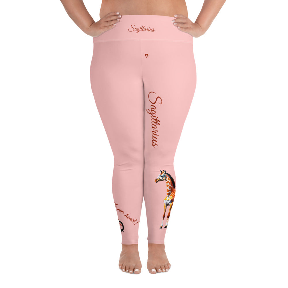 YOUR PINK SAGITTARIUS PLUS SIZE LEGGINGS NINAH 2