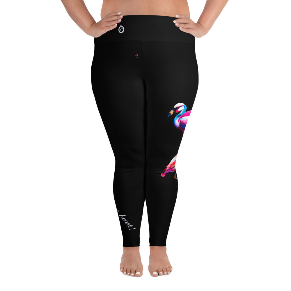 BLACK SAGITTARIUS PLUS SIZE LEGGINGS NINAH 3