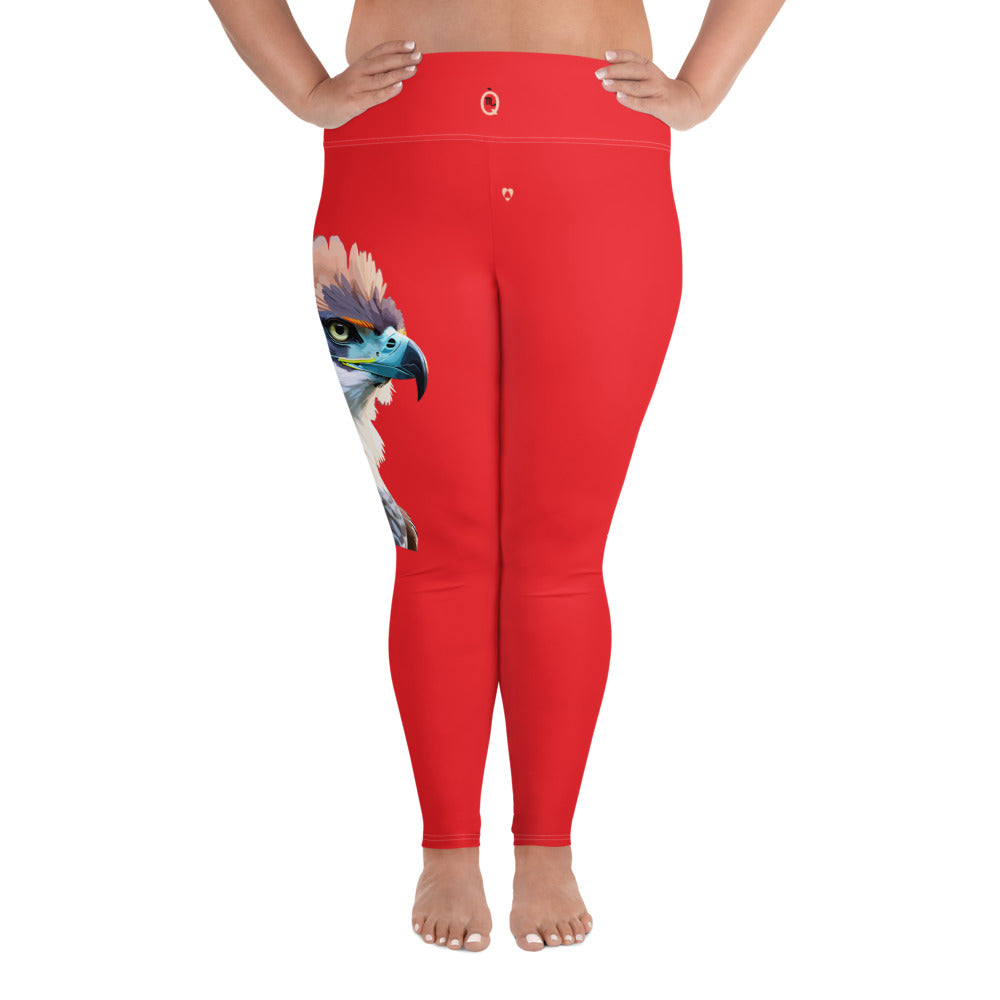 RED SCORPIO PLUS SIZE LEGGINGS NINAH 2