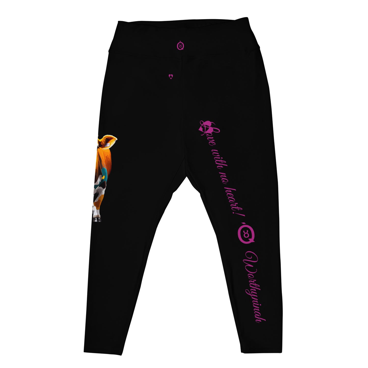 BLACK TAURUS PLUS SIZE LEGGINGS NINAH 1