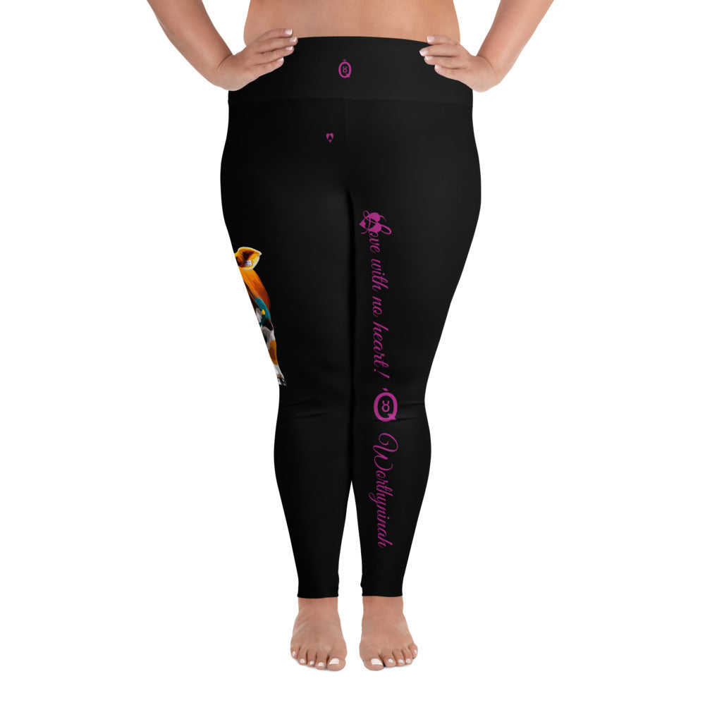 BLACK TAURUS PLUS SIZE LEGGINGS NINAH 1