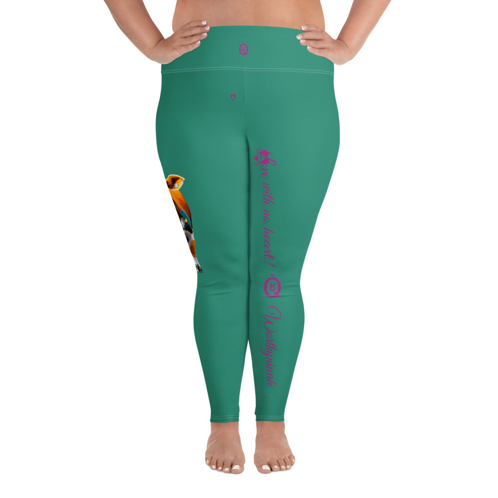 ELF GREEN TAURUS PLUS SIZE LEGGINGS NINAH 1