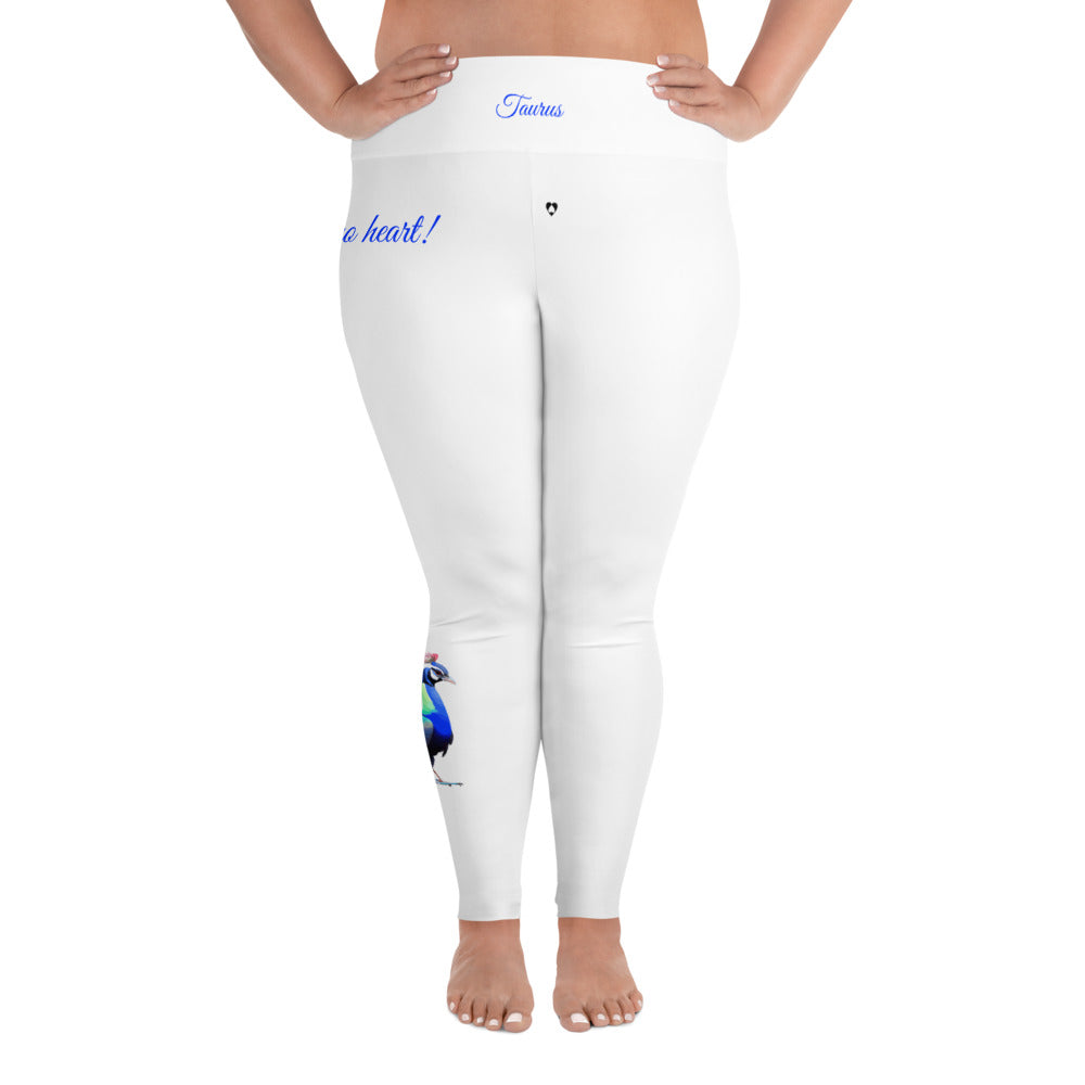 WHITE TAURUS PLUS SIZE LEGGINGS NINAH 4