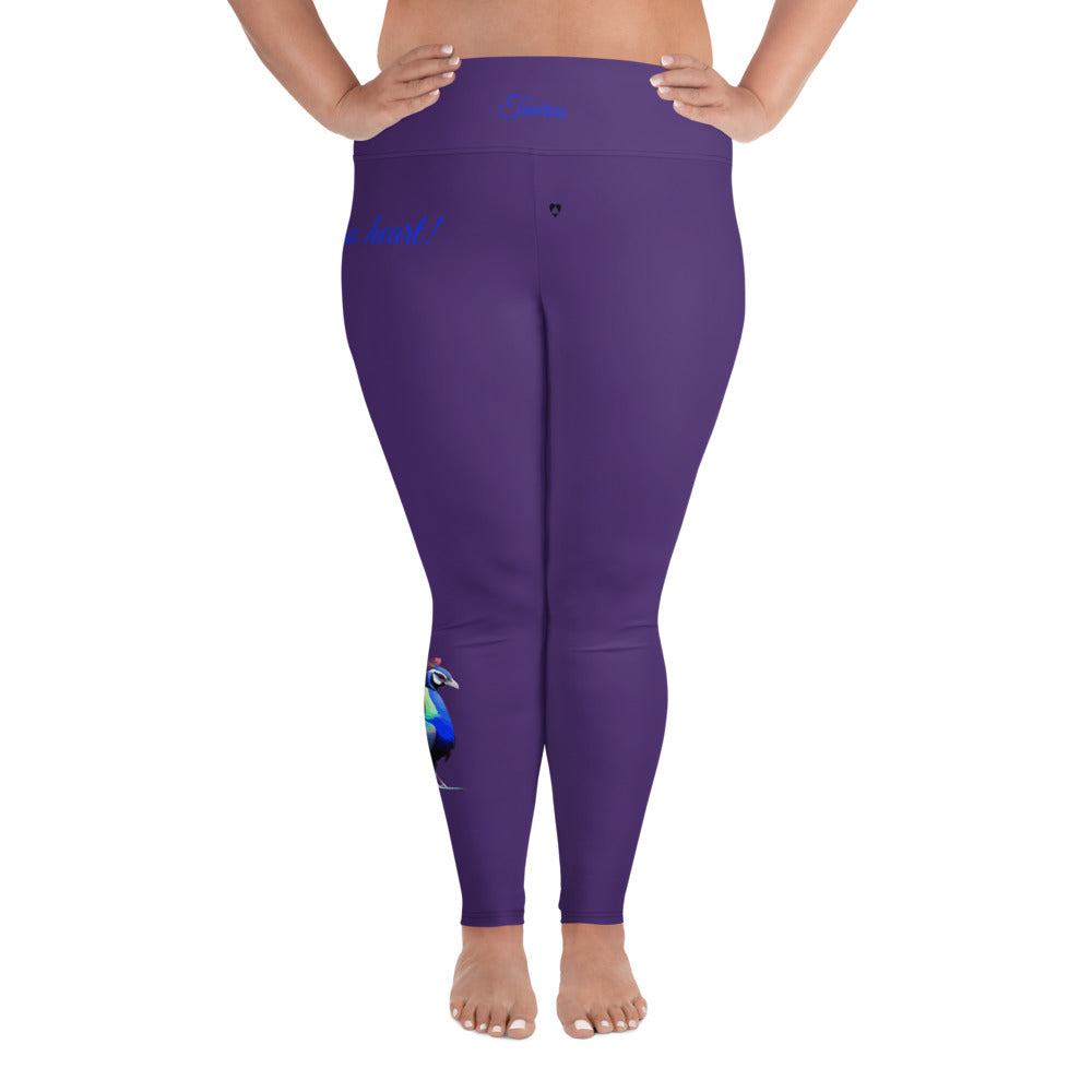 PURPLE TAURUS PLUS SIZE LEGGINGS NINAH 4