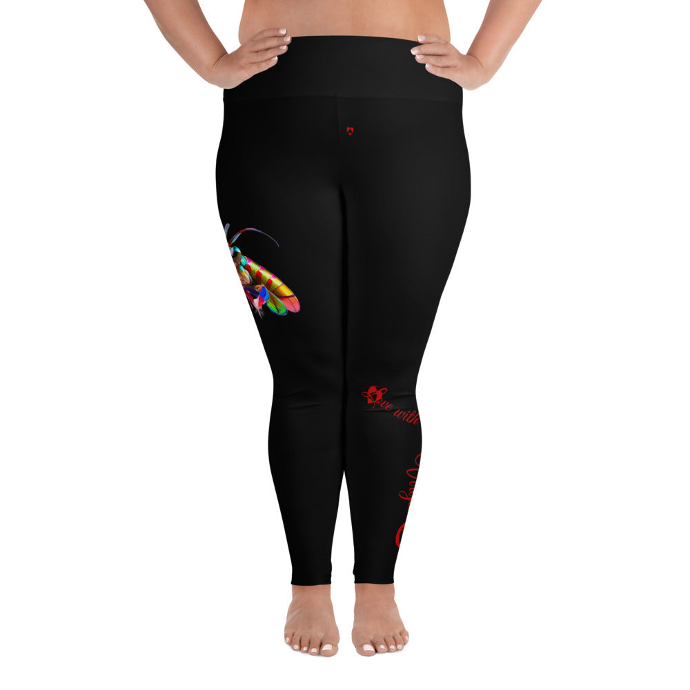 BLACK VIRGO PLUS SIZE LEGGINGS NINAH 2