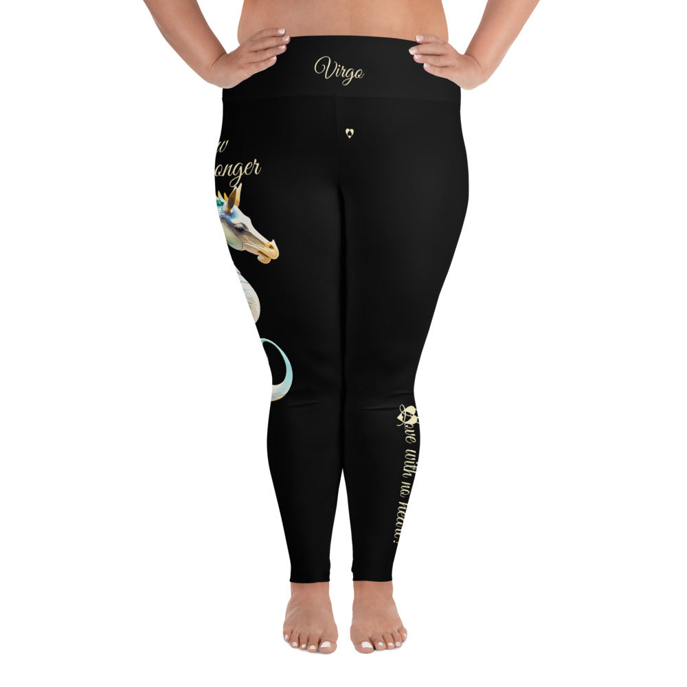 BLACK VIRGO PLUS SIZE LEGGINGS NINAH 3