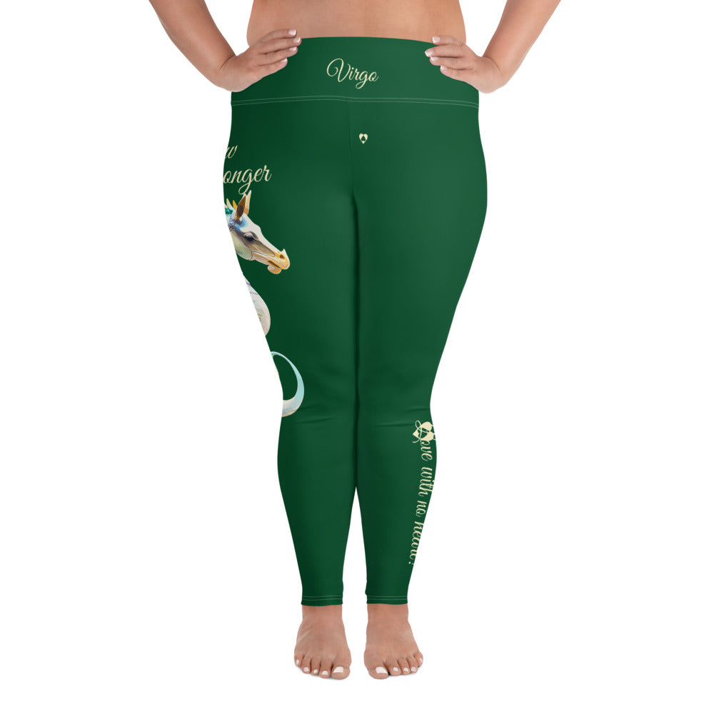 FOREST GREEN VIRGO PLUS SIZE LEGGINGS NINAH 3