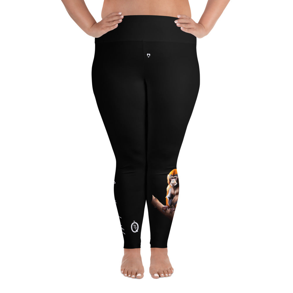 BLACK CAPRICORN PLUS SIZE LEGGINGS NINAH 5