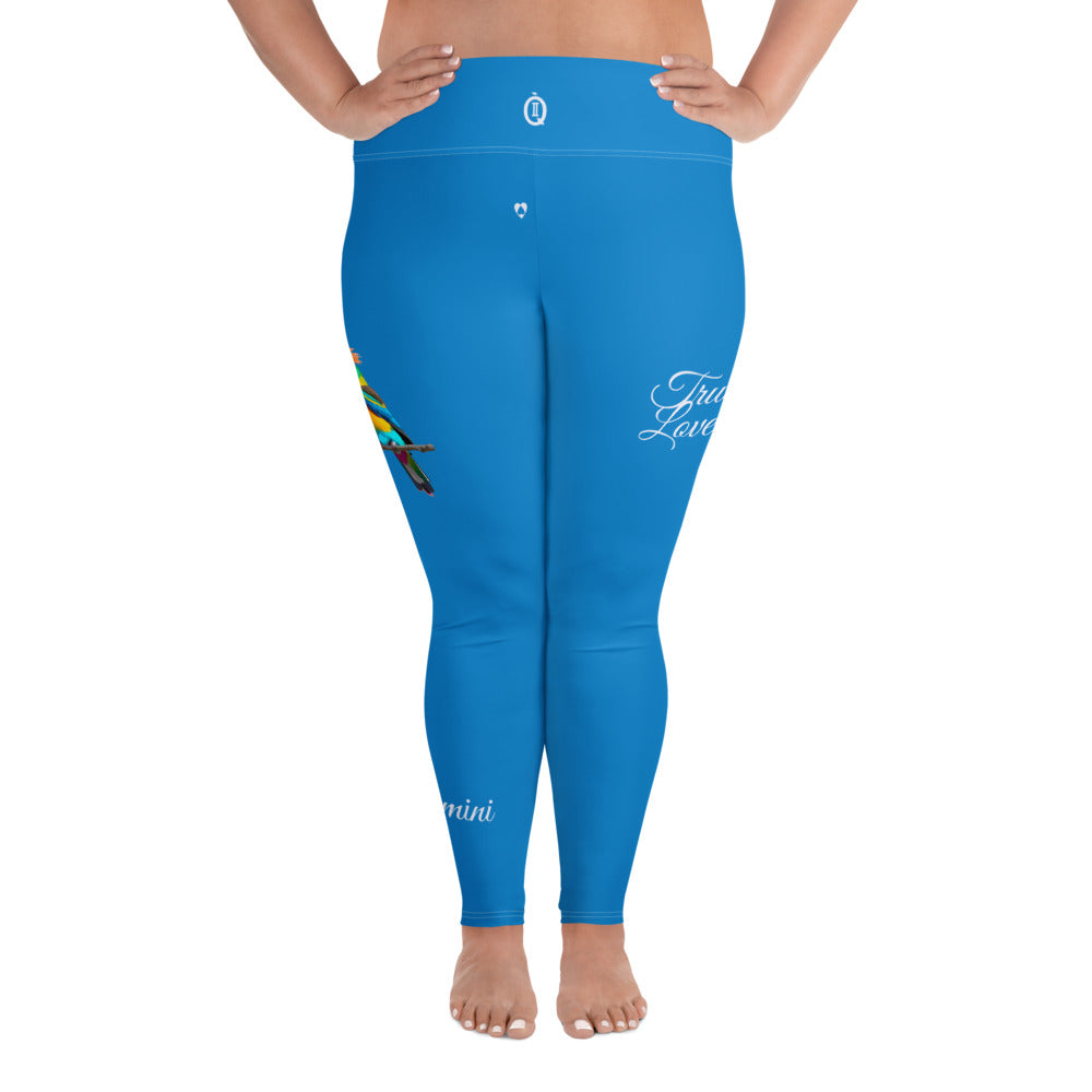 NAVY BLUE GEMINI PLUS SIZE LEGGINGS NINAH 5