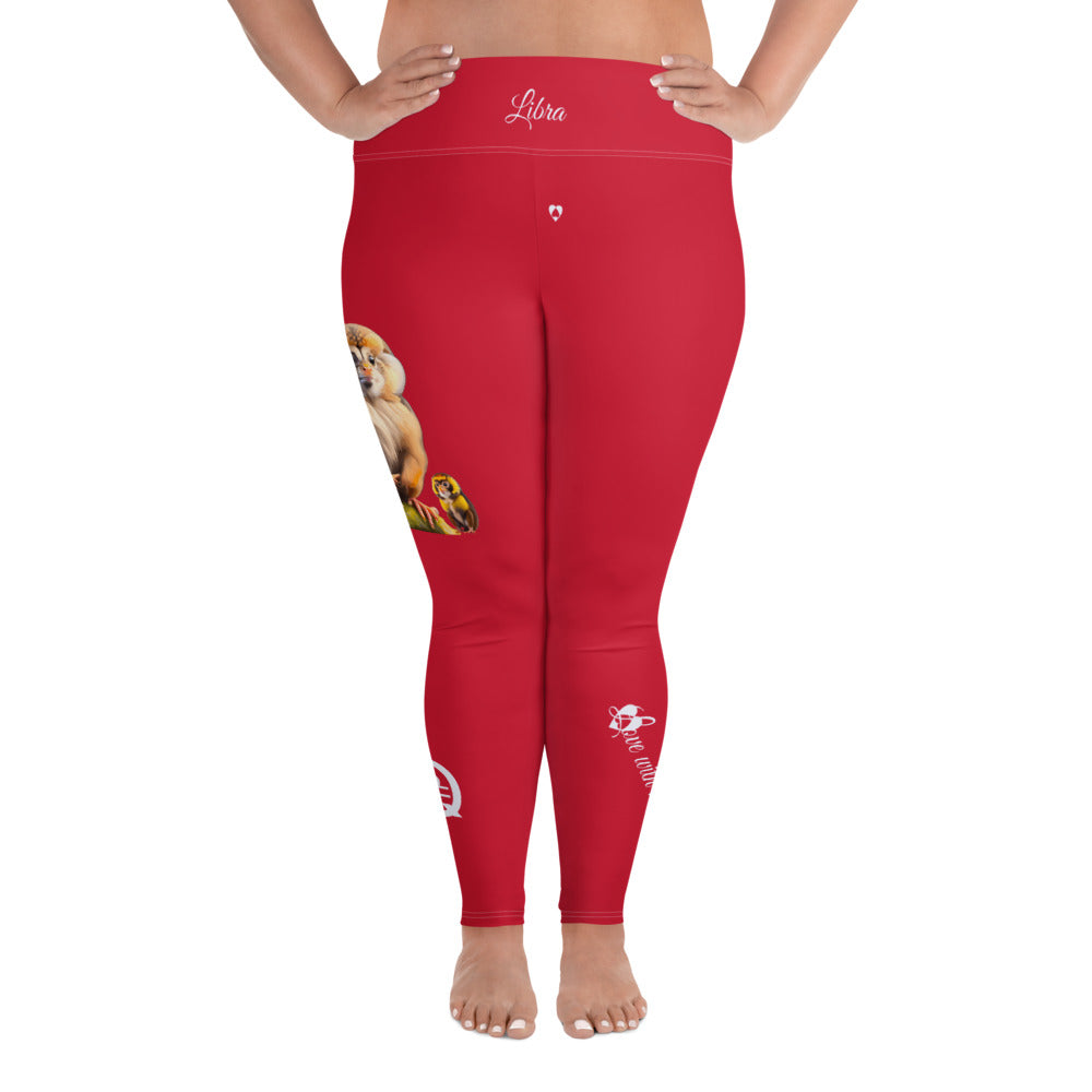 RED LIBRA PLUS SIZE LEGGINGS NINAH 5