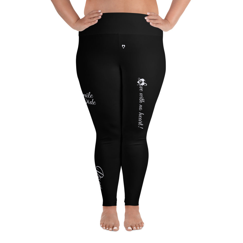 BLACK PISCES PLUS SIZE LEGGINGS NINAH 5