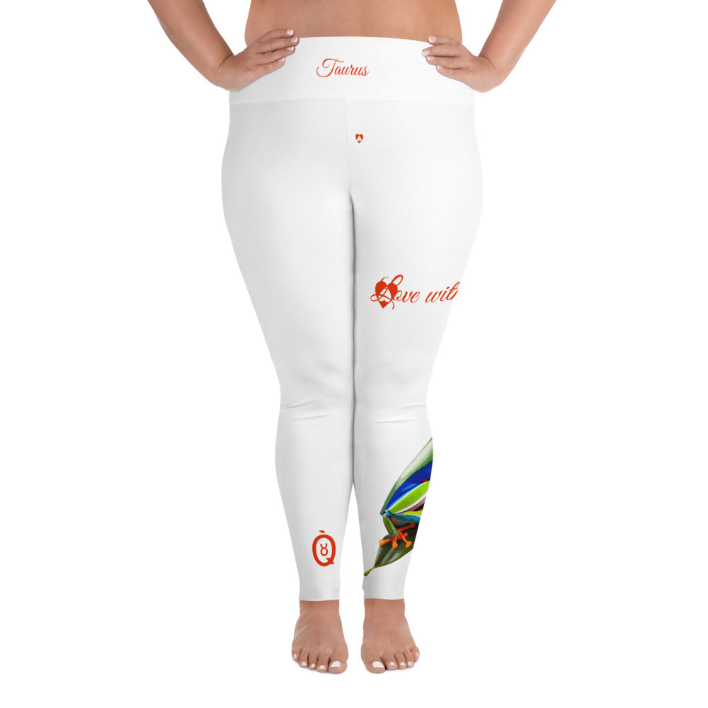 WHITE TAURUS PLUS SIZE LEGGINGS NINAH 5