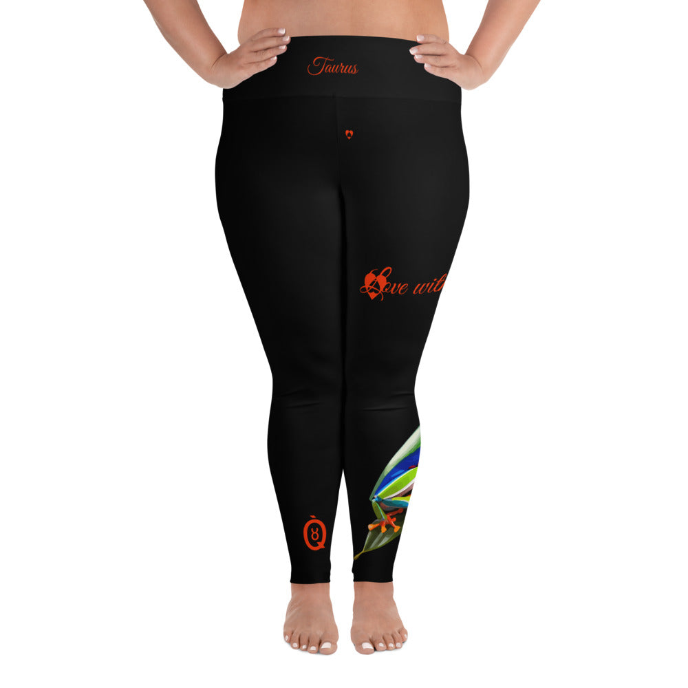 BLACK TAURUS PLUS SIZE LEGGINGS NINAH 5