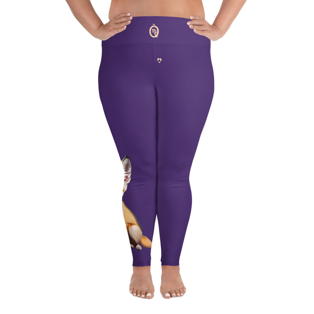 PURPLE VIRGO PLUS SIZE LEGGINGS NINAH 5