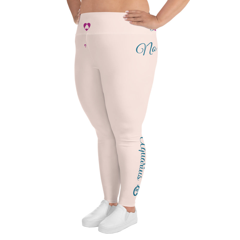 WISP PINK AQUARIUS PLUS SIZE LEGGINGS NINAH 2