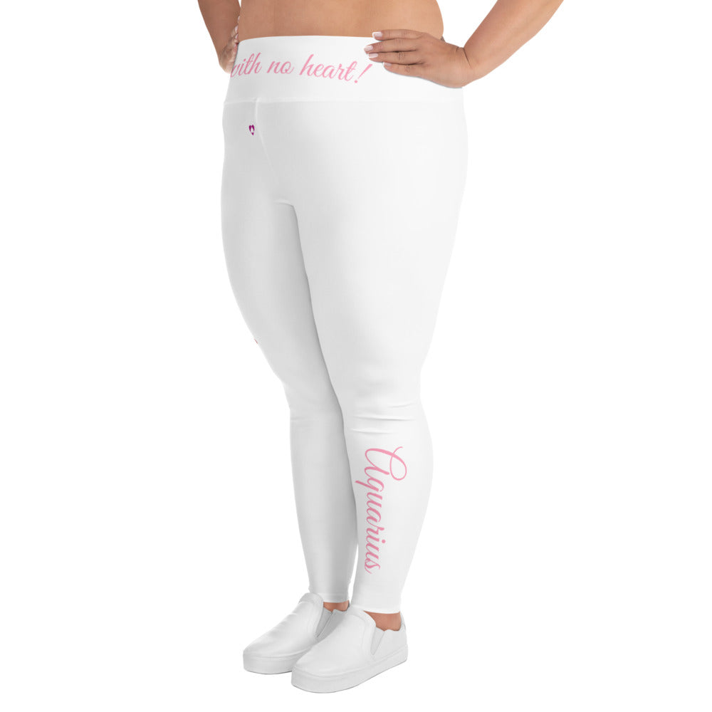 WHITE AQUARIUS PLUS SIZE LEGGINGS NINAH 4