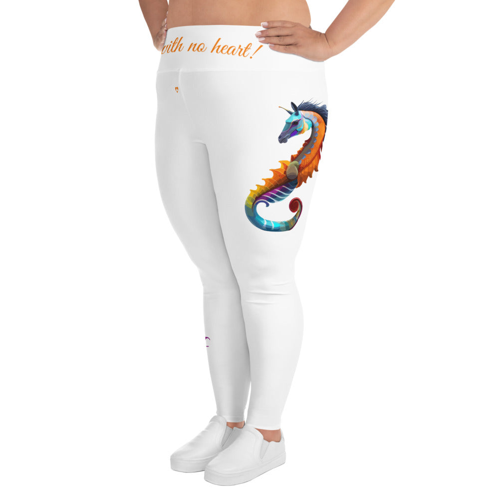 WHITE ARIES PLUS SIZE LEGGINGS NINAH 1