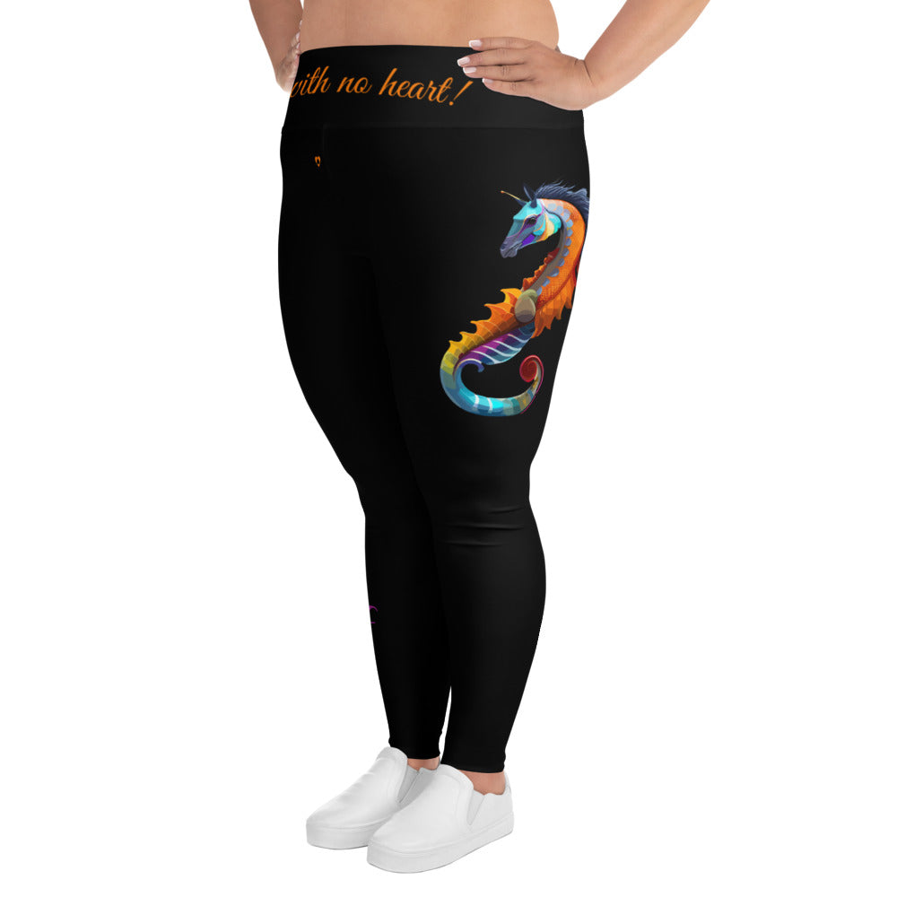 BLACK ARIES PLUS SIZE LEGGINGS NINAH 1