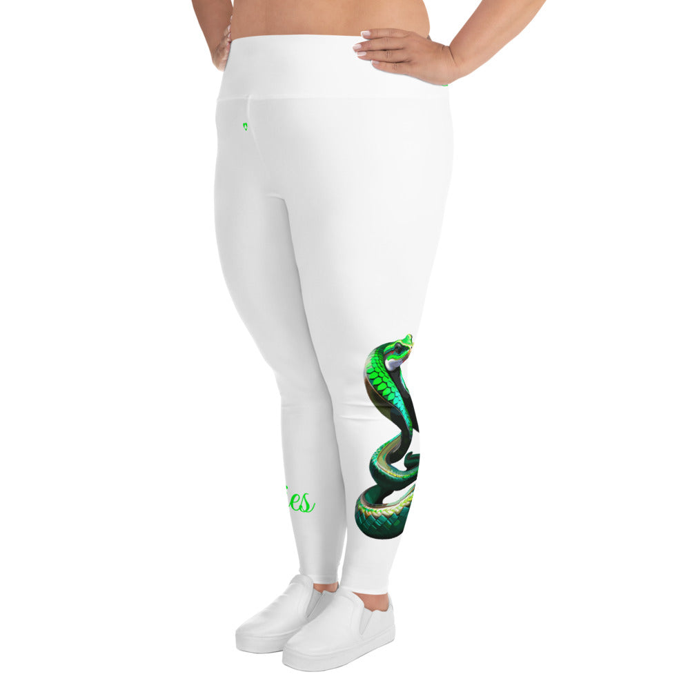 WHITE ARIES PLUS SIZE LEGGINGS NINAH 4