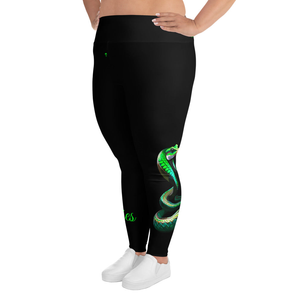 BLACK ARIES PLUS SIZE LEGGINGS NINAH 4