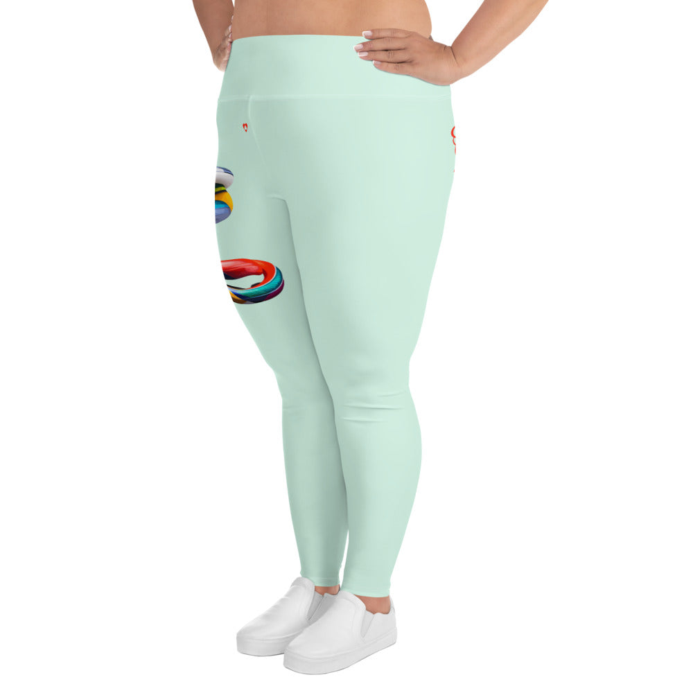 HUMMING BIRD CANCER PLUS SIZE LEGGINGS NINAH 2