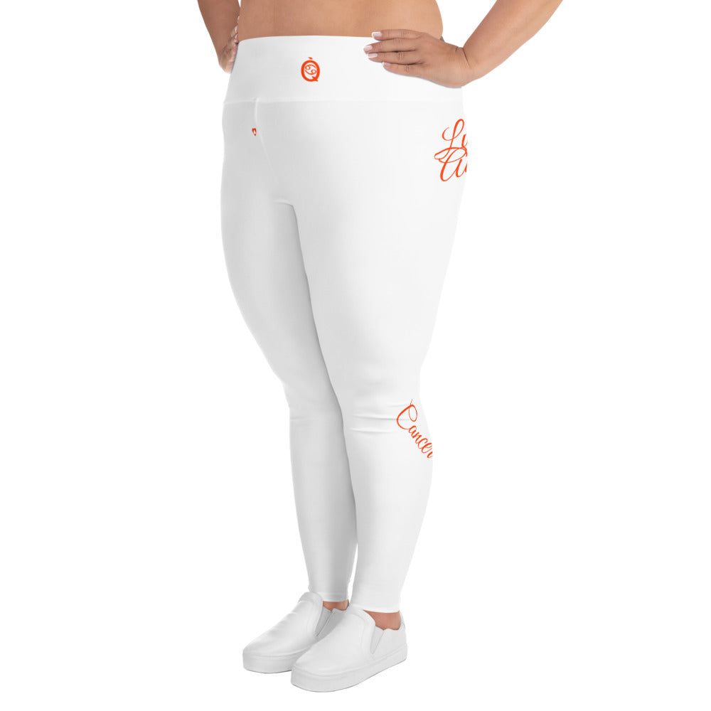 WHITE CANCER PLUS SIZE LEGGINGS NINAH 4