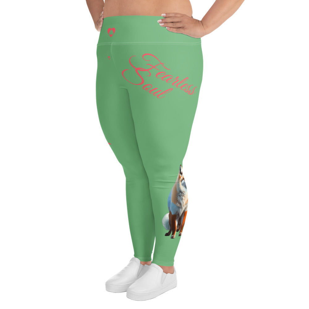 BAY LEAF LEO PLUS SIZE LEGGINGS NINAH 1