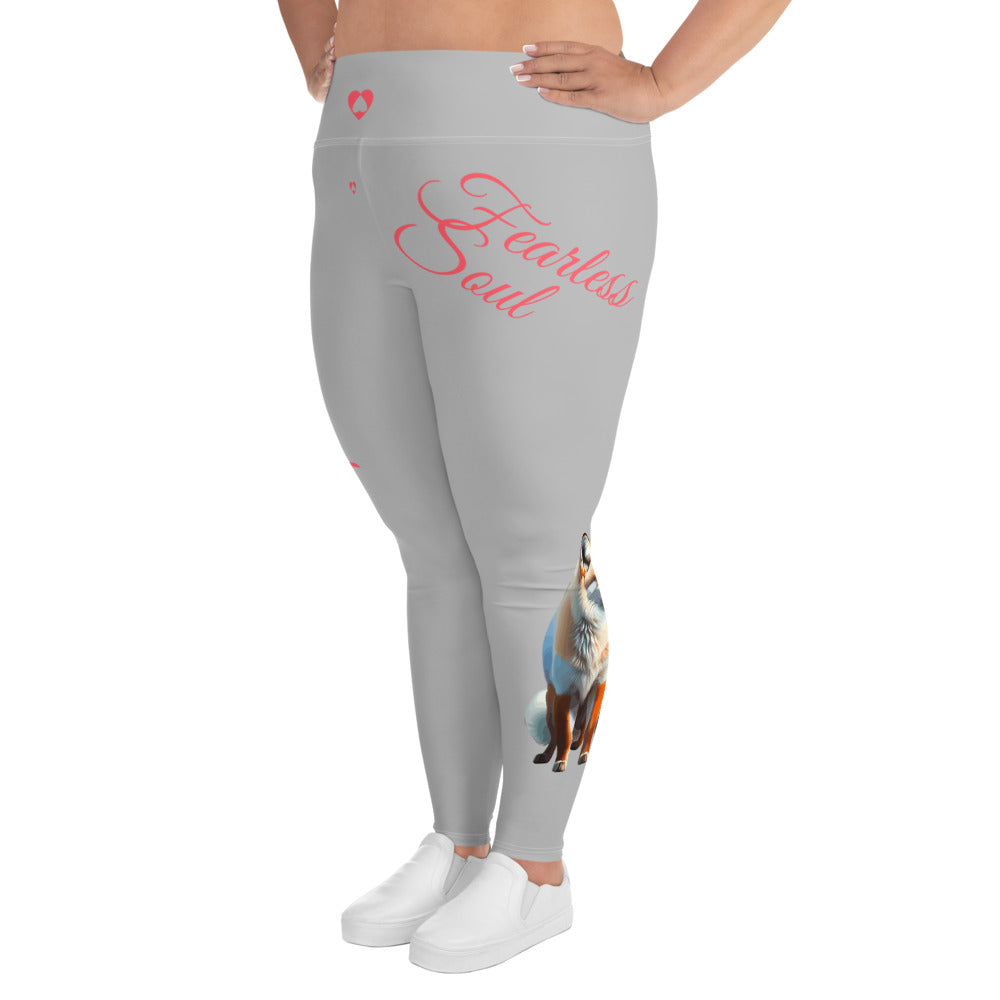 SILVER LEO PLUS SIZE LEGGINGS NINAH 1