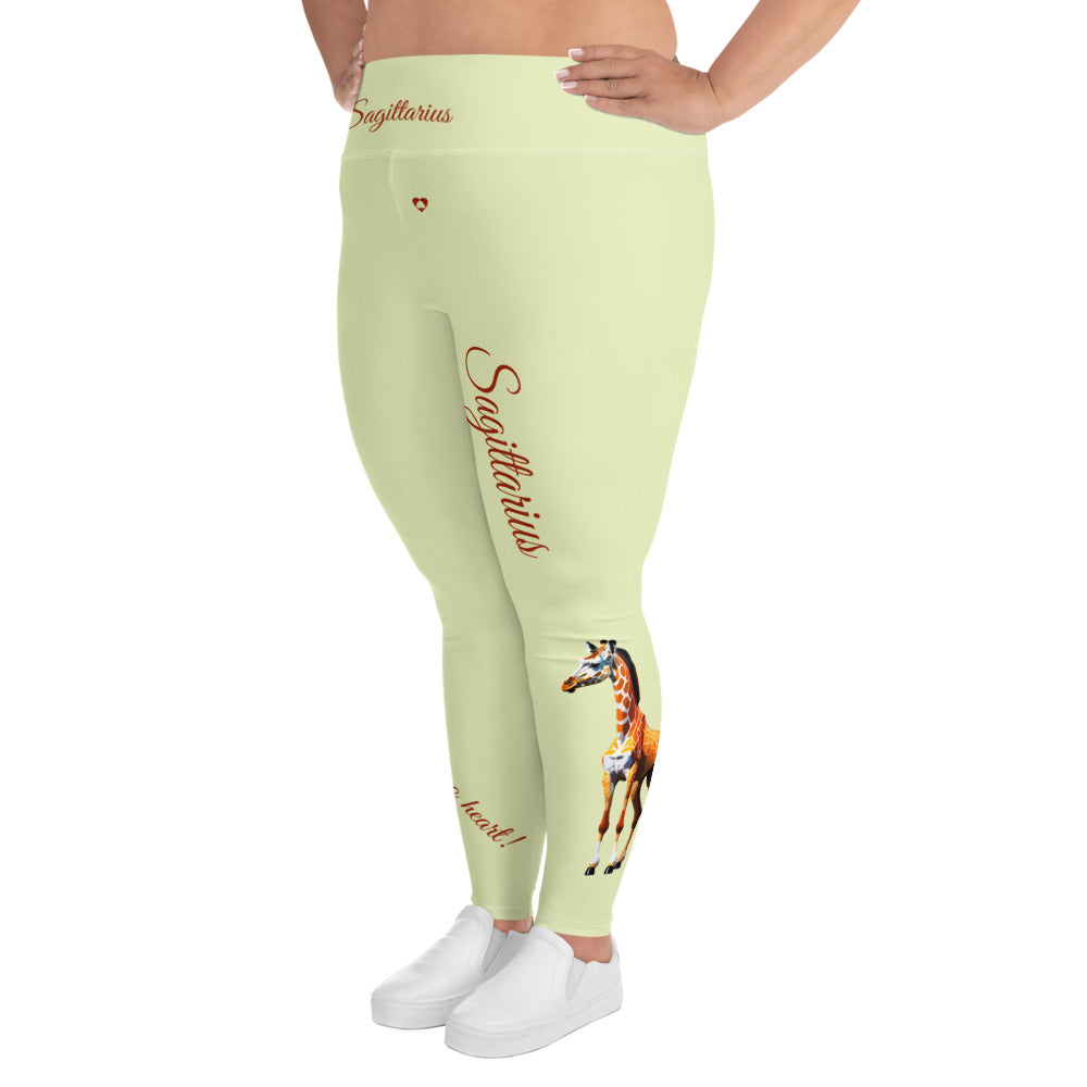 SNOW FLURRY SAGITTARIUS PLUS SIZE LEGGINGS NINAH 2