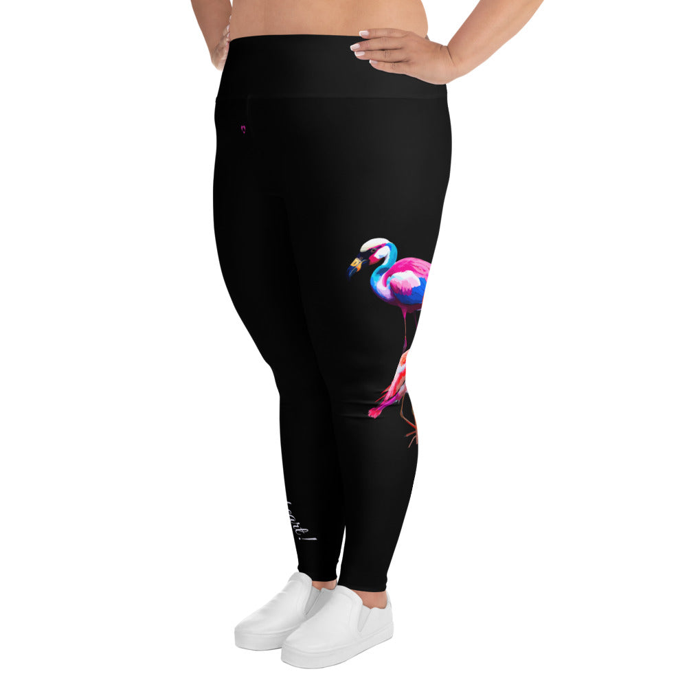 BLACK SAGITTARIUS PLUS SIZE LEGGINGS NINAH 3