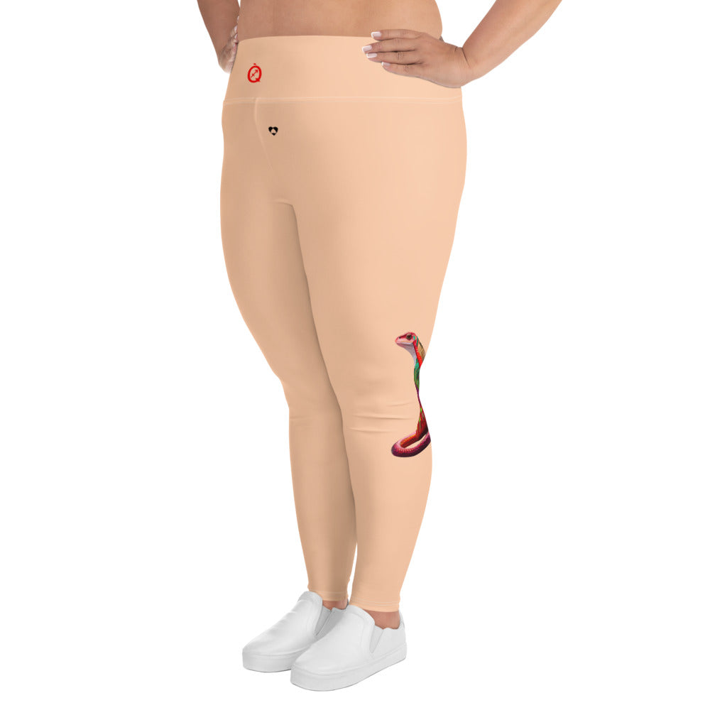 PEACH SAGITTARIUS PLUS SIZE LEGGINGS NINAH 4