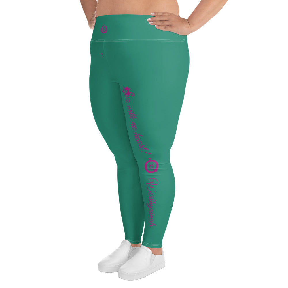 ELF GREEN TAURUS PLUS SIZE LEGGINGS NINAH 1