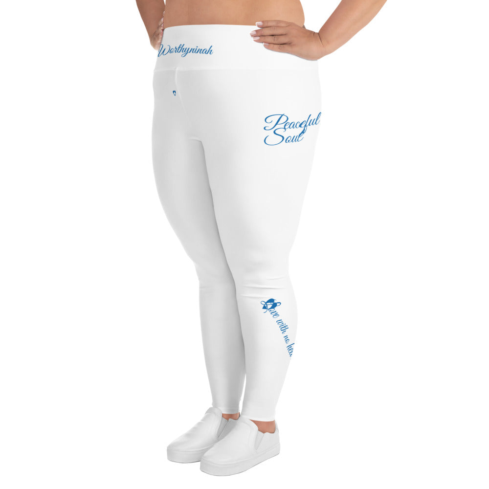 WHITE VIRGO PLUS SIZE LEGGINGS NINAH 1