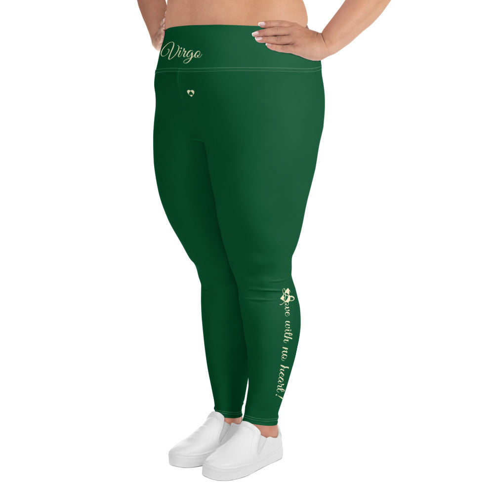 FOREST GREEN VIRGO PLUS SIZE LEGGINGS NINAH 3