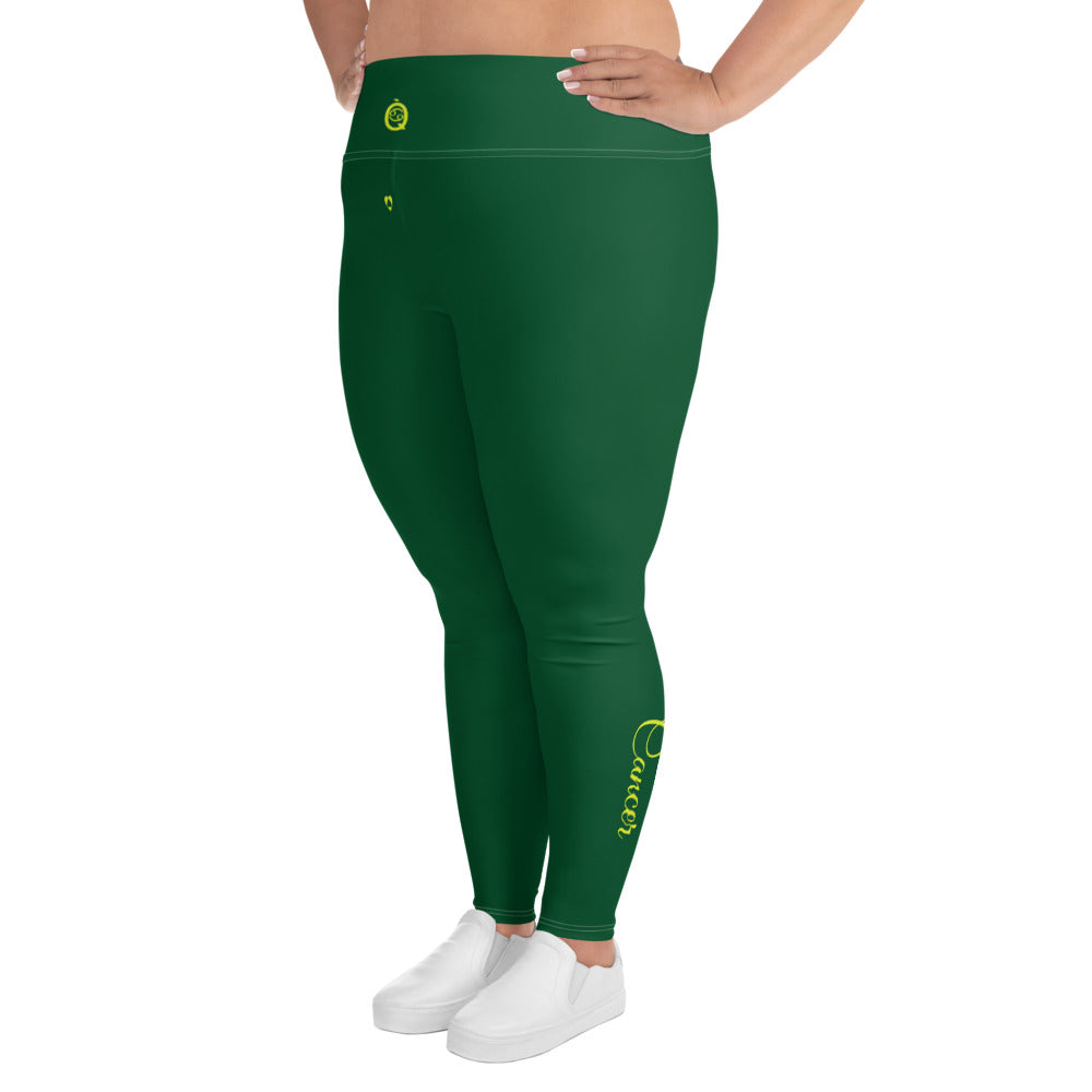 FOREST GREEN CANCER PLUS SIZE LEGGINGS NINAH 5