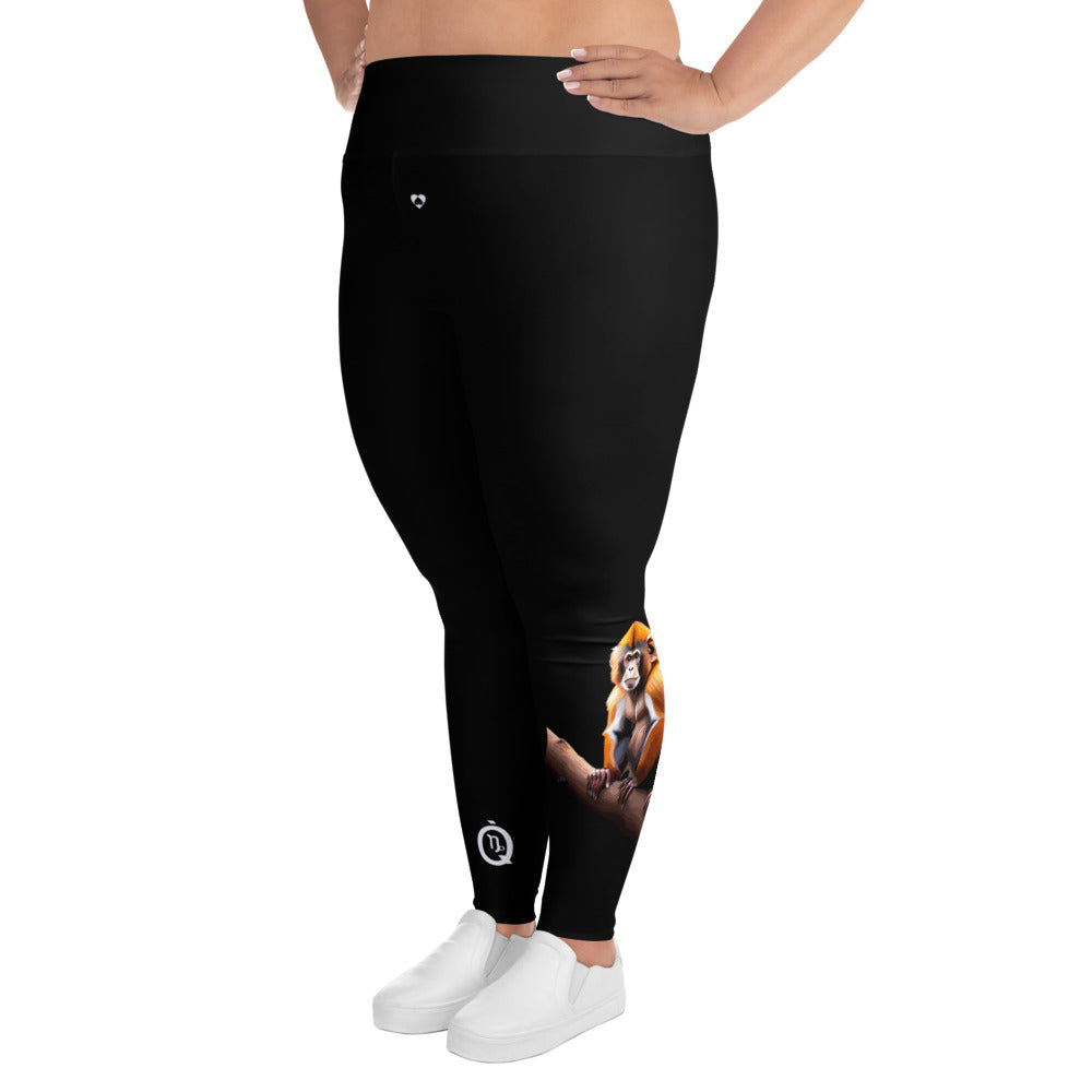 BLACK CAPRICORN PLUS SIZE LEGGINGS NINAH 5