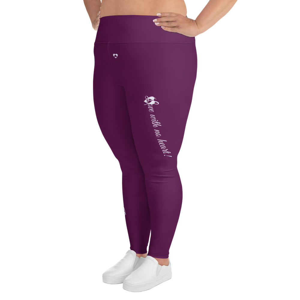 TYRIAN PURPLE PISCES PLUS SIZE LEGGINGS NINAH 5