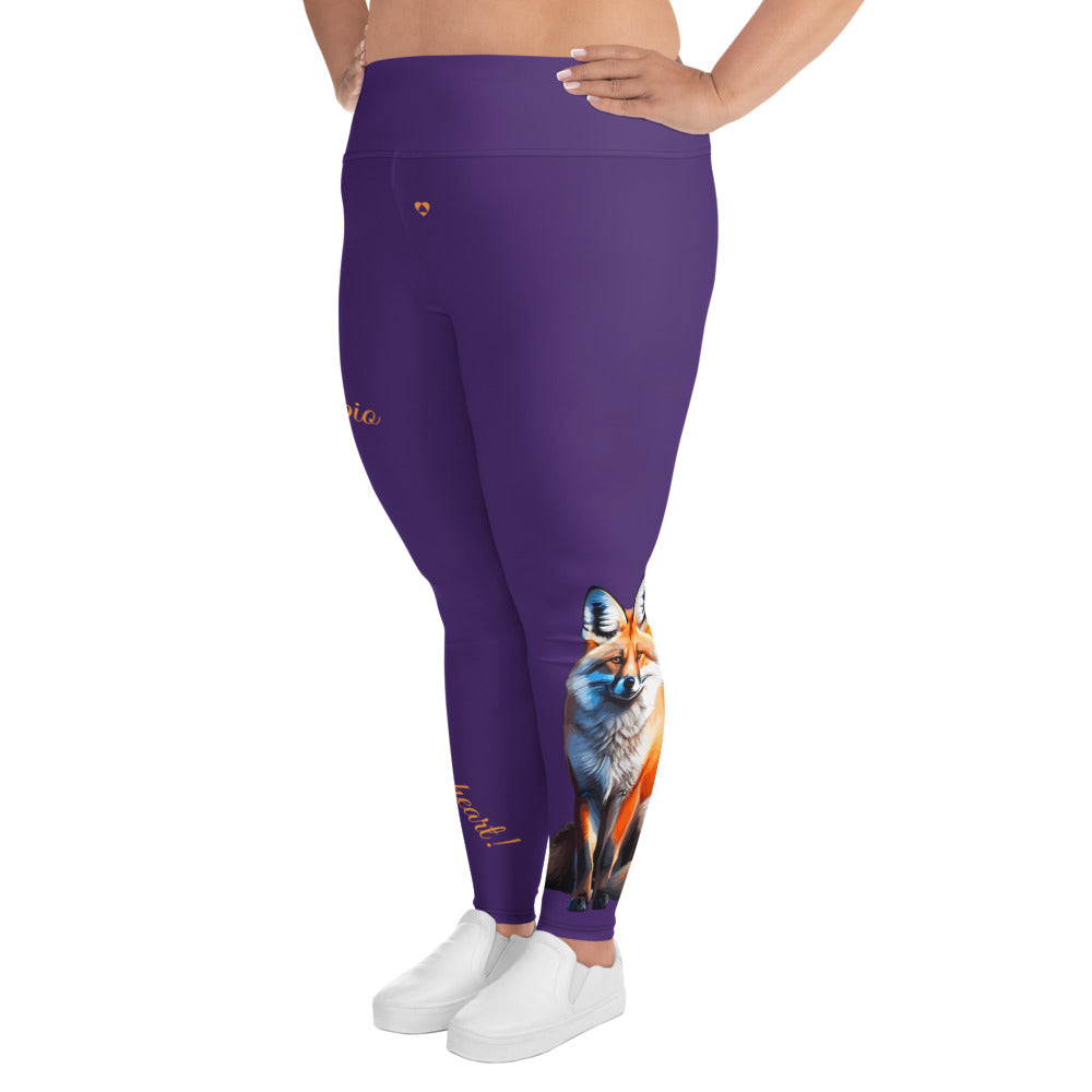 PURPLE SCORPIO PLUS SIZE LEGGINGS NINAH 5