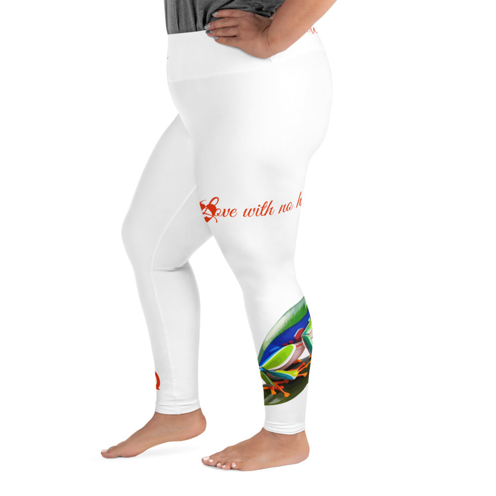 WHITE TAURUS PLUS SIZE LEGGINGS NINAH 5