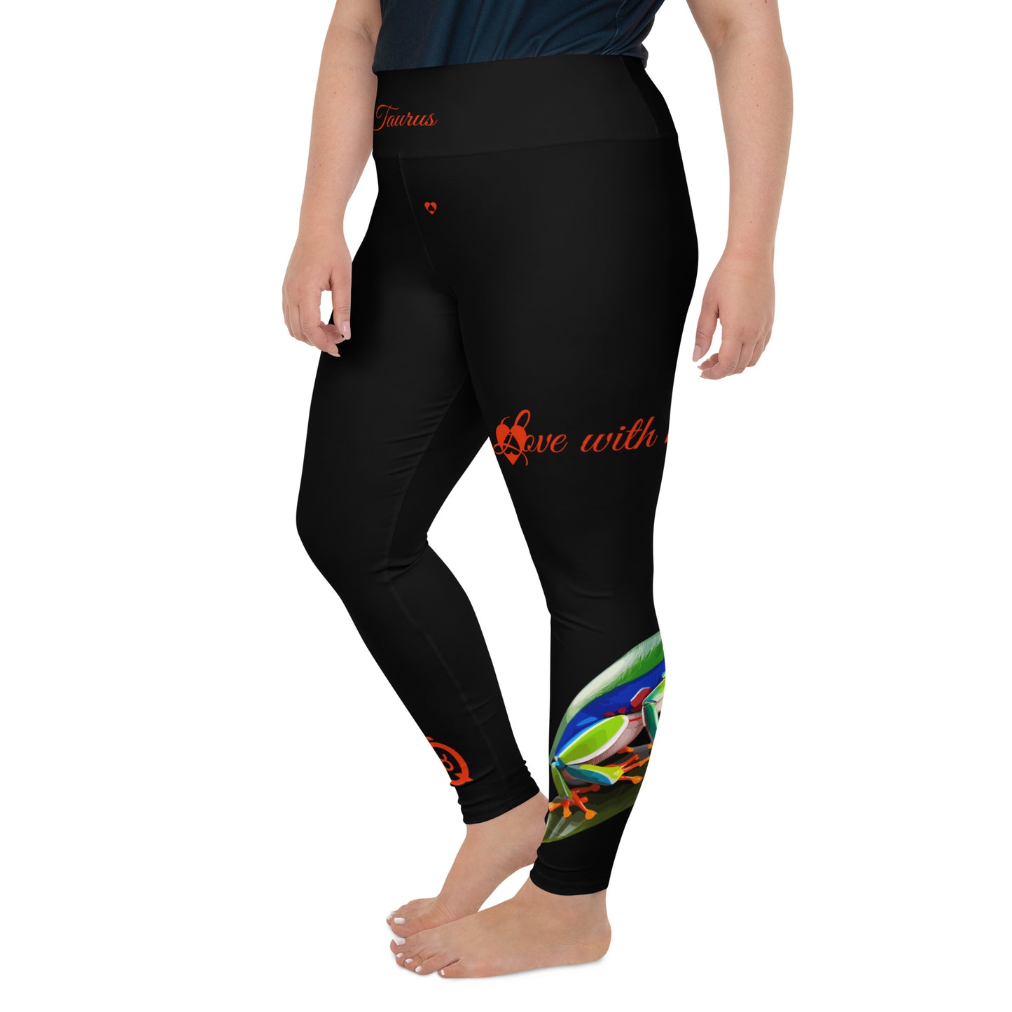 BLACK TAURUS PLUS SIZE LEGGINGS NINAH 5