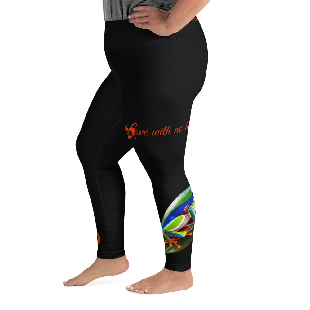 BLACK TAURUS PLUS SIZE LEGGINGS NINAH 5