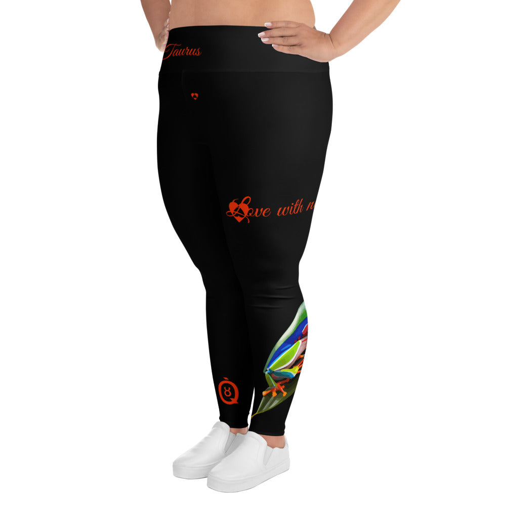 BLACK TAURUS PLUS SIZE LEGGINGS NINAH 5